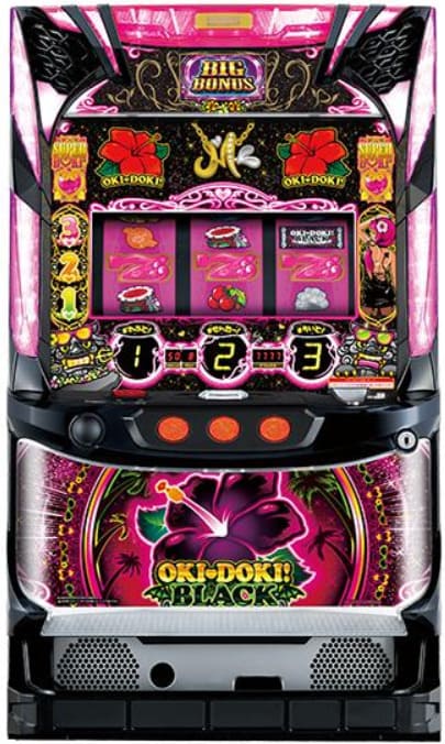 沖ドキブラック スロットのゲーム画面とインターフェース