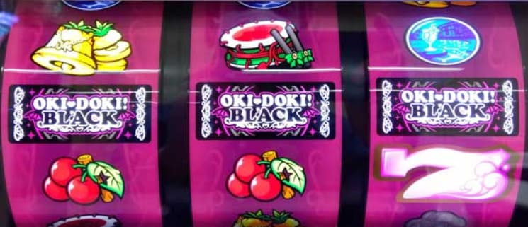 沖ドキブラック ATモード中の画面